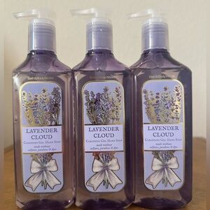 X3 Bath & Body Works LAVENDER CLOUD cleansing gel hand soaps NEW